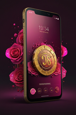 Smartphone mit Casino-App