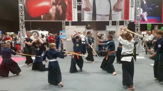 Samurai Demo at the FitnessExpo 2017 in Basel