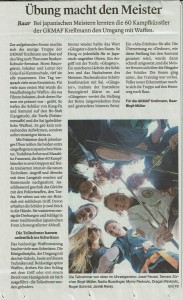 Thunseminar Zeitungsbericht